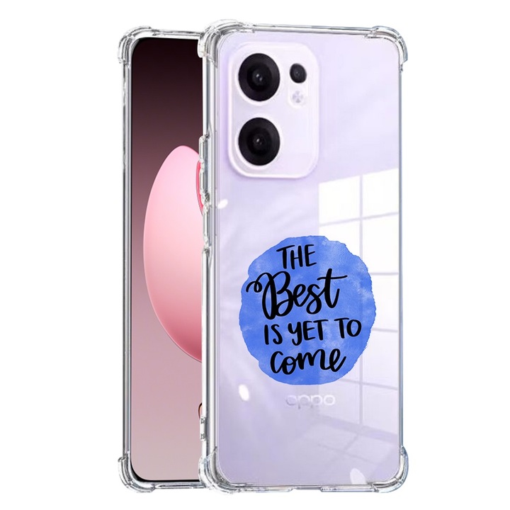 Противоударен калъф за oppo reno13 f, airbag pro, изчистен, най-доброто предстои