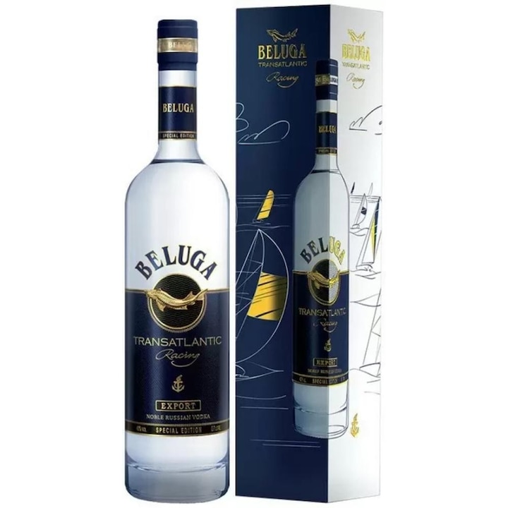 Vodca Beluga Transatlantic, 40% Alcool, 0.7 l, Cutie