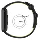 Curea Müller® din silicon, compatibila cu Xiaomi Redmi Watch 4, Xiaomi Mi Band 8 Pro, Mi Band 9 Pro, model Nike, Rosu Alb