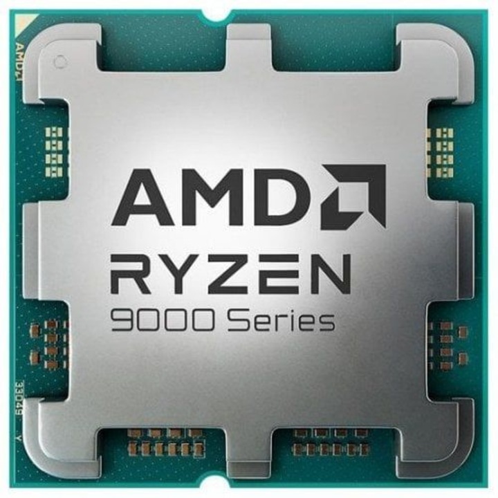 Процесор AMD Ryzen 5 9600X, 6C / 12T, 3.90 - 5.40 GHz, 38 MB кеш, 65 W, тава