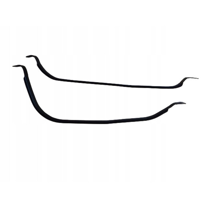 Set 2 Suporturi rezervor combustibil RENAULT MASTER 2 / OPEL MOVANO A, otel, negru