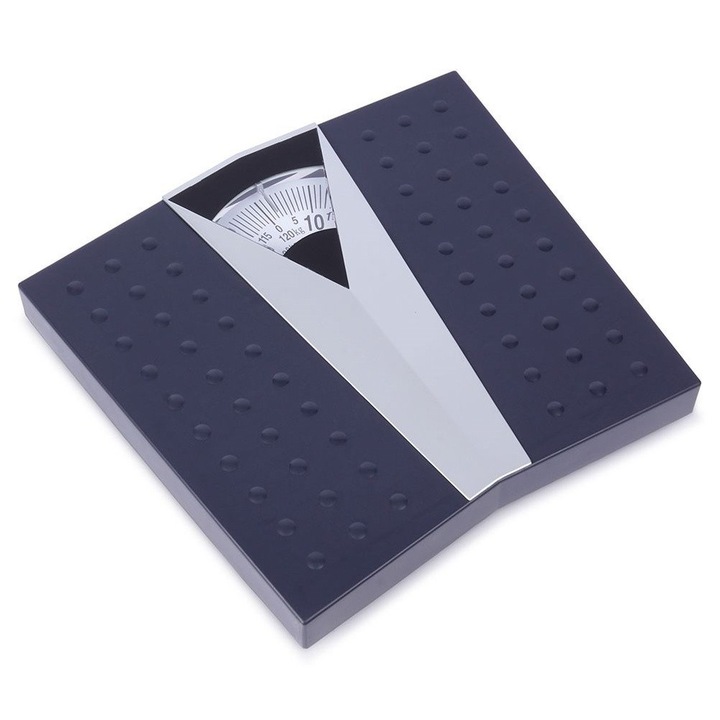 Cantar corporal Artemis mecanic analogic 120 kg, negru, 31x29x6 cm