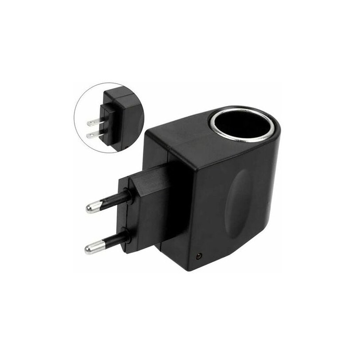 Автомобилен инвертор Jormftte 220V към 12V, 6W, с LED индикатор