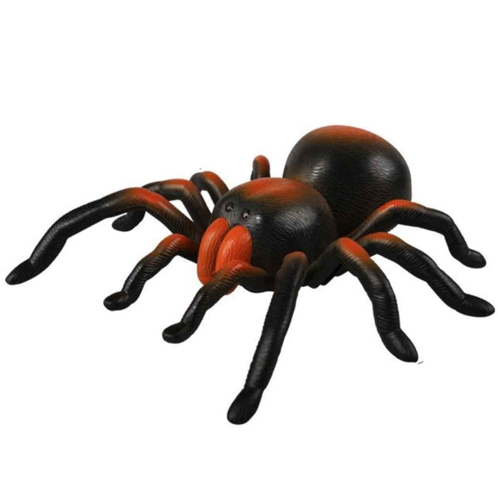 Играчка тип насекомо с дистанционно управление, играчка паяк, черен