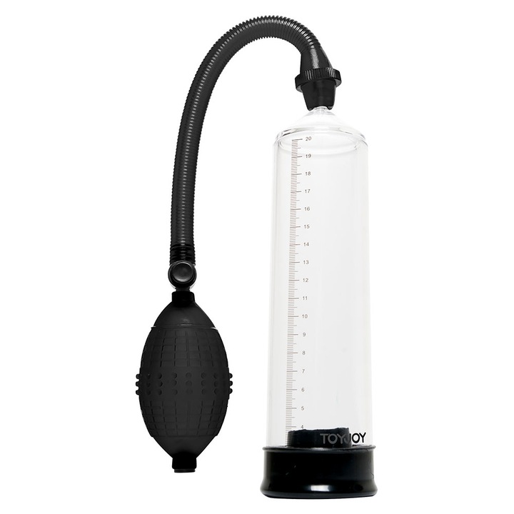 Péniszpumpa TOYJOY, Vízálló, Fekete, 23 cm