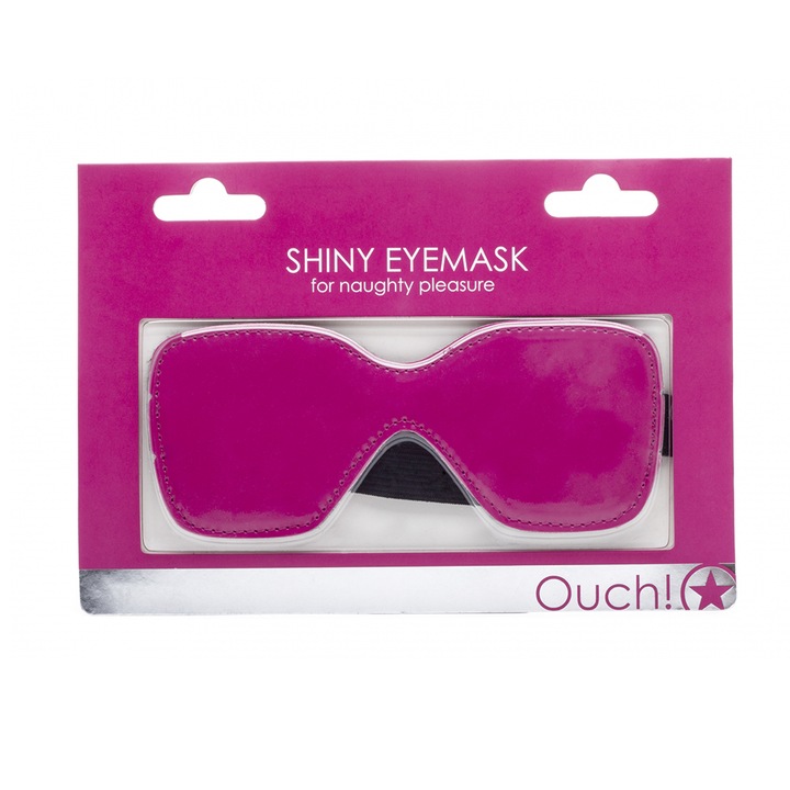 Masca pentru ochi Ouch!, Lacuita, PVC, Roz