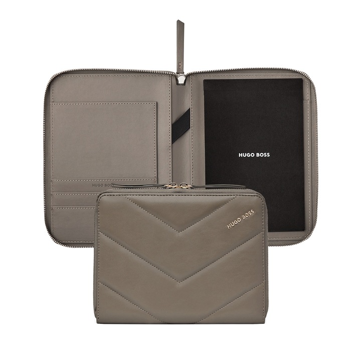 Конферентна папка Hugo Boss Triga, A5, сива