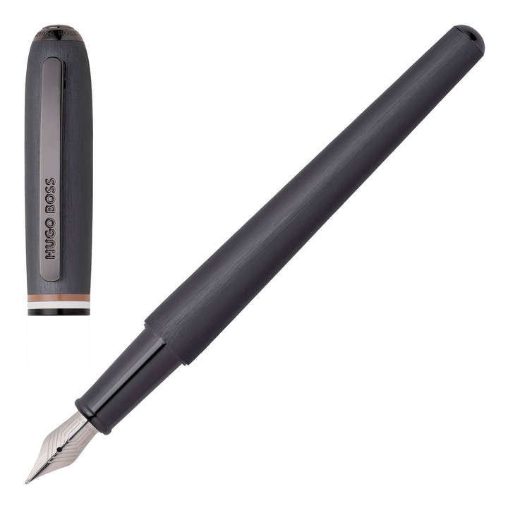 Писалка Hugo Boss Contour Iconic, тъмносива
