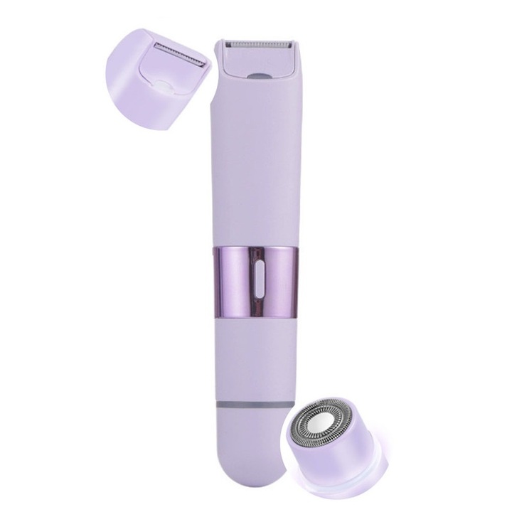 Epilator electric cu doua capete, ceramica, utilizare umeda si uscata, incarcare rapida, pentru femei