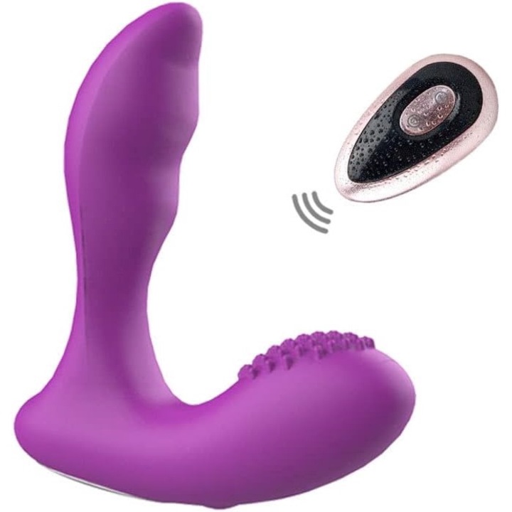 HOZRO prosztata és masszázs vibrátor, 12 vibrációs mód, női és férfi, lila