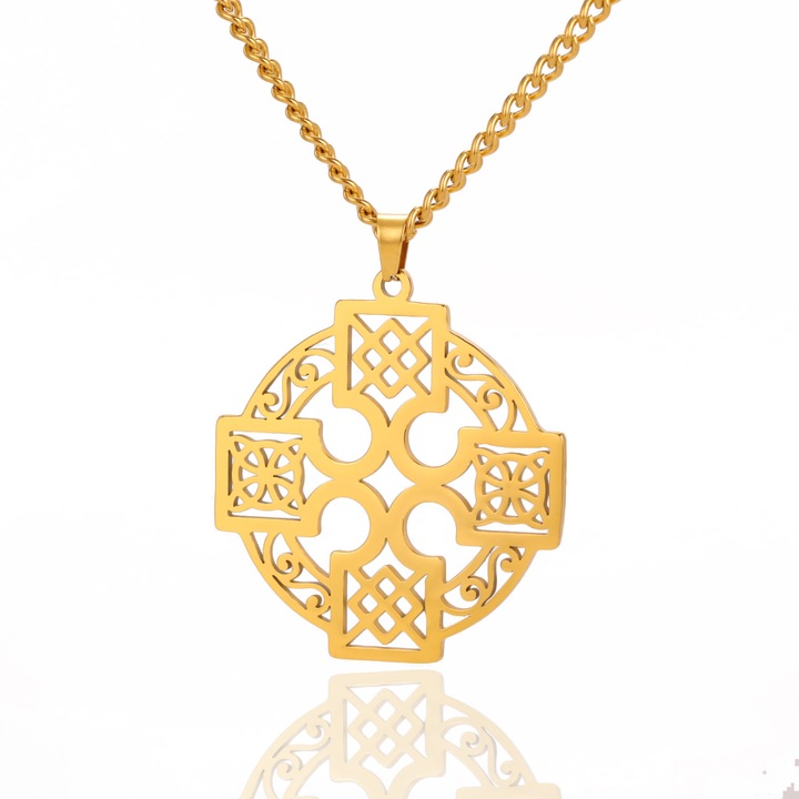 Pandantiv amuleta, auriu, 3.9x3.5cm