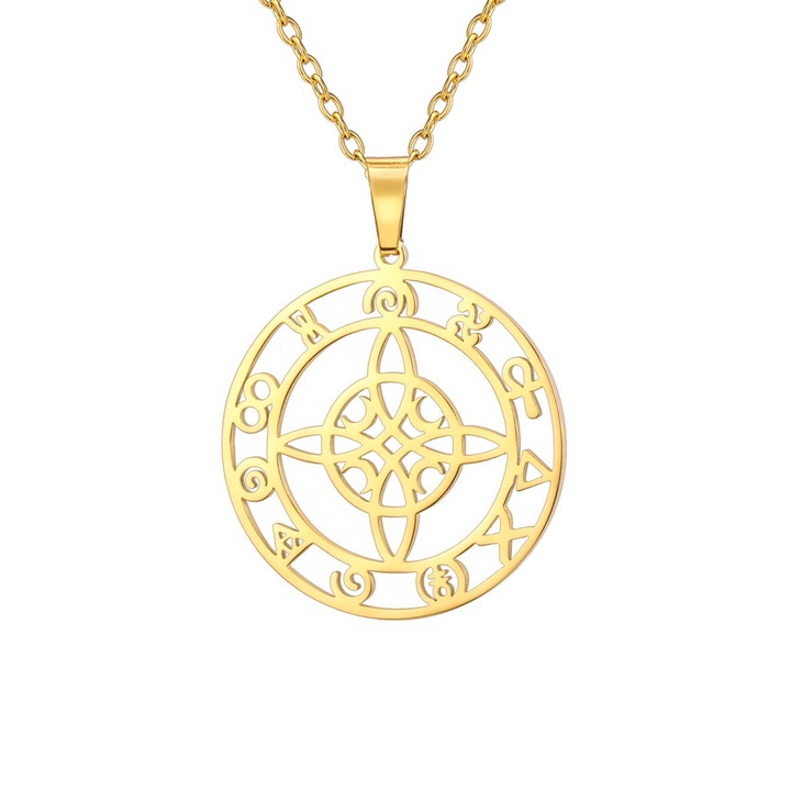 Pandantiv amuleta, auriu, 2.5x2.7cm