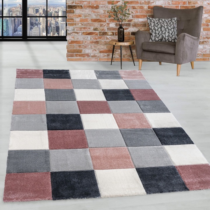 Modern szőnyeg Charlotte 2421 (Puder-Gray) 200x290cm Púder-Szürke