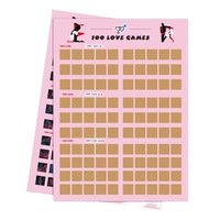 Carduri de zgariat pentru pozitii intime, AjieQaQ®, 100 provocari sexuale unice, joc interactiv pentru cupluri, pozitii misterioase cu efect scratch-off, accesorii premium pentru date-night, terapie de relatii sau jocuri de societate erotica