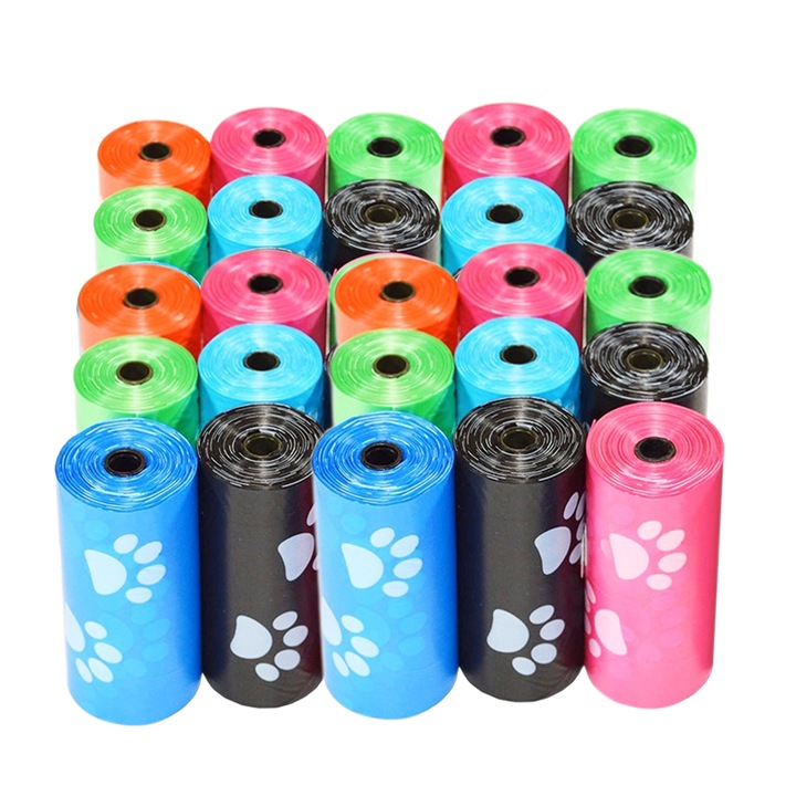 Set Ropet® 360 Pungi Igienice 24 role x 15 buc Pentru Caini, Multicolor