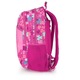 Rucsac Gabol Clover, doua compartimente, tesatura hidrofuga, 34 x 46 x 20 cm, roz