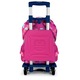 Rucsac Gabol Clover, doua compartimente, tesatura hidrofuga, 34 x 46 x 20 cm, roz