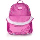 Rucsac Gabol Clover, doua compartimente, tesatura hidrofuga, 34 x 46 x 20 cm, roz