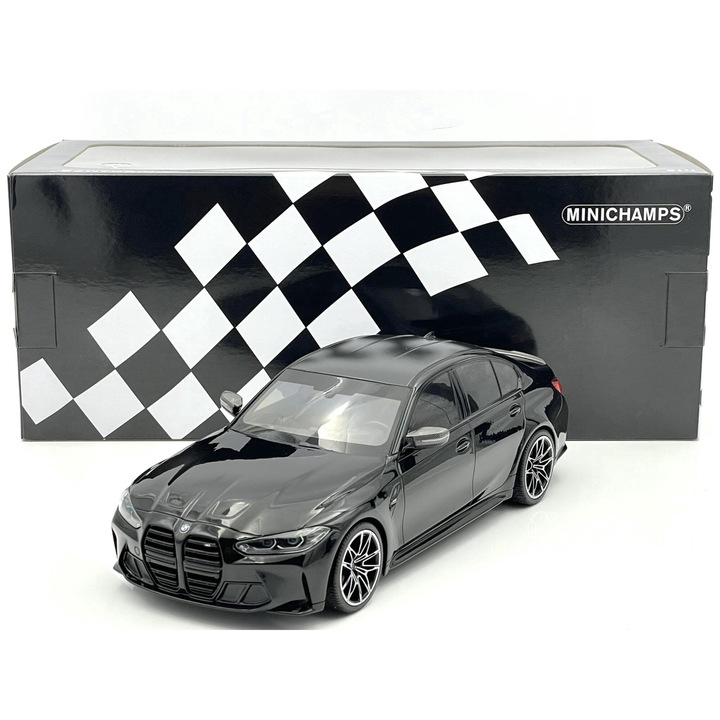Macheta BMW M3 2020 negru 1 / 732pcs - 1/18 Minichamps
