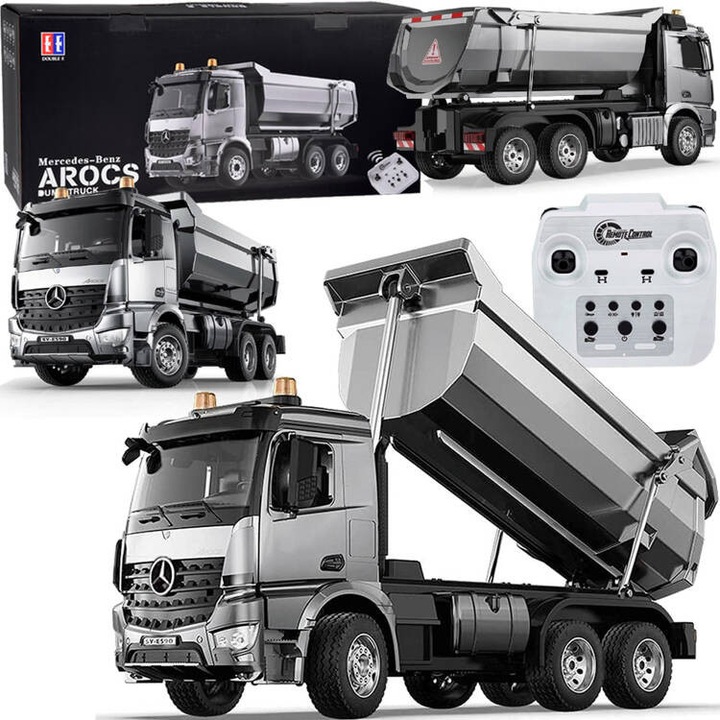 Самосвал с дистанционно управление Mercedey Benz Arocs в мащаб 1:20