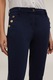 Motivi, Pantaloni crop cu buzunare cu fermoar, Indigo, 32