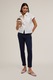 Motivi, Pantaloni crop cu buzunare cu fermoar, Indigo, 32