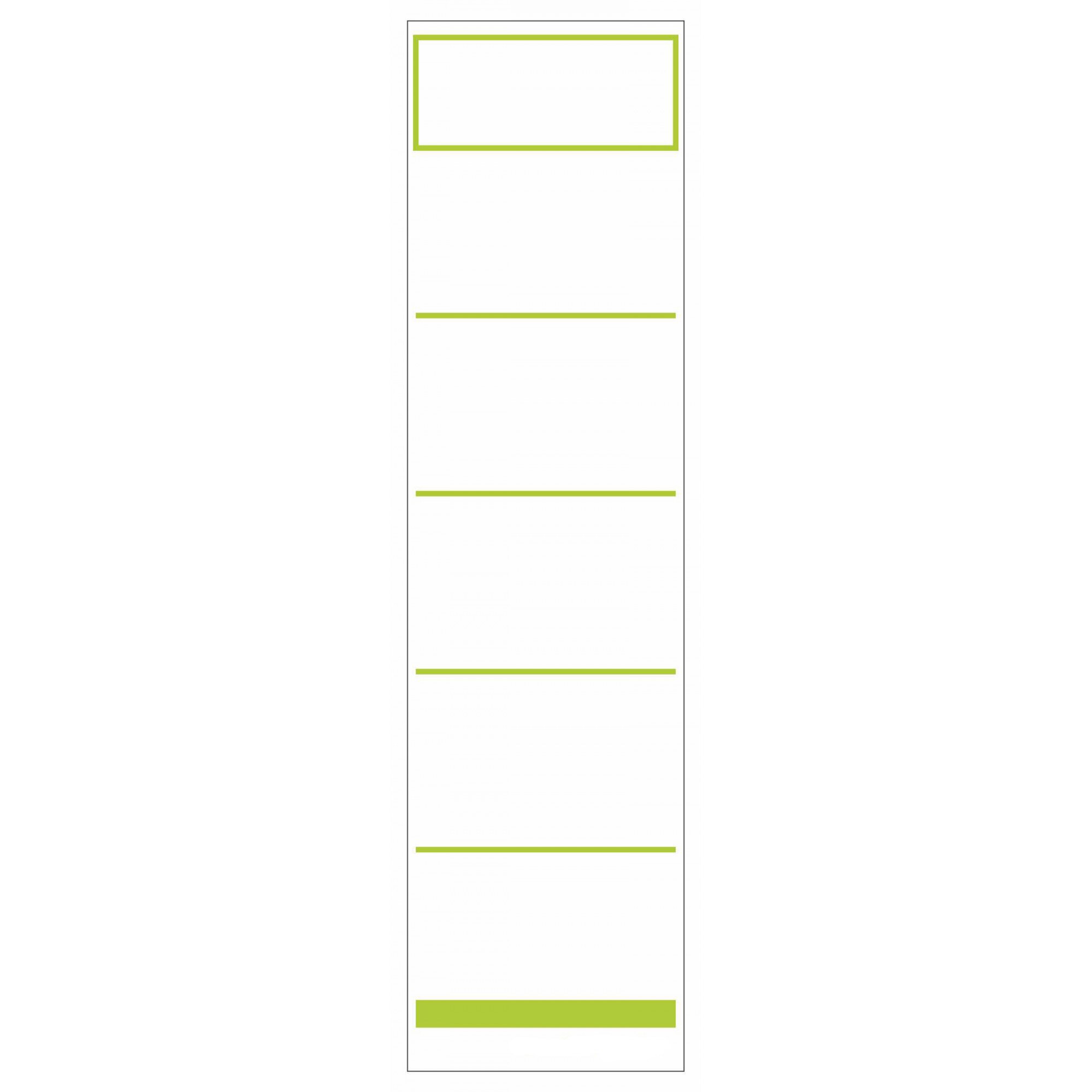 Etichete biblioraft , alb, 50 x 190 mm, autoadezive 10 buc/set