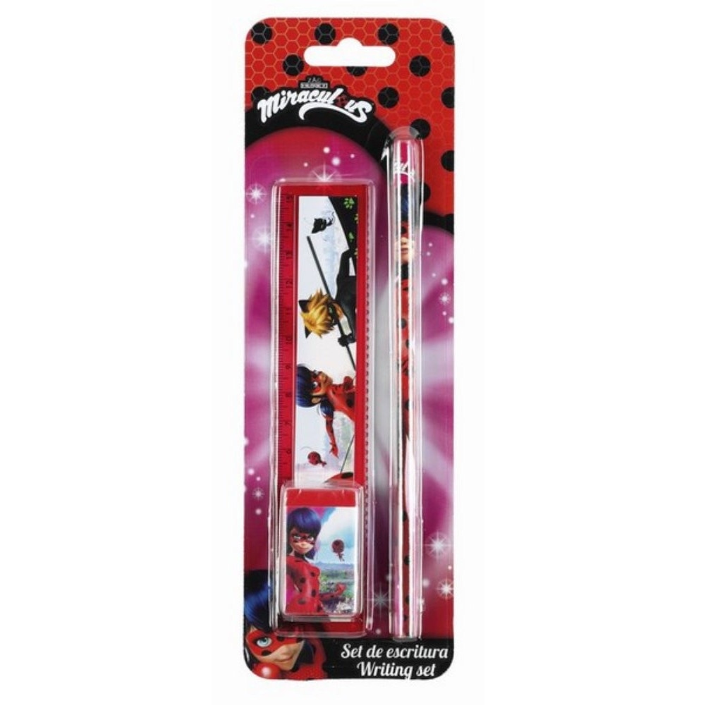 Set scris 3 piese LADYBUG