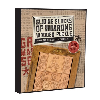 Joc de inteligenta, Professor Puzzle, Sliding Blocks of Huarong, Grand Mastes Series Joc de inteligenta, Professor Puzzle, Sliding Blocks of Huarong, Grand Mastes Series