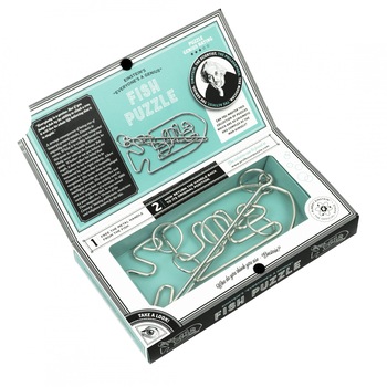 Joc de inteligenta, Professor Puzzle, Fish Puzzle, The Einstein Collection Joc de inteligenta, Professor Puzzle, Fish Puzzle, The Einstein Collection