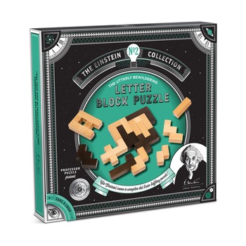Joc de inteligenta, Professor Puzzle, Letter Block Puzzle, The Einstein Collection Joc de inteligenta, Professor Puzzle, Letter Block Puzzle, The Einstein Collection