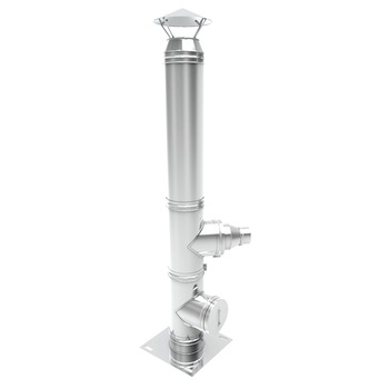 Cos de fum Fornello D 200 H, 6 m, inox, perete dublu, 40 mm izolatie din vata bazaltica, 200 mm diametru interior, pentru centrale pe lemn, carbune si peleti Cos de fum Fornello D 200 H, 6 m, inox, perete dublu, 40 mm izolatie din vata bazaltica, 200 mm diametru interior, pentru centrale pe lemn, carbune si peleti