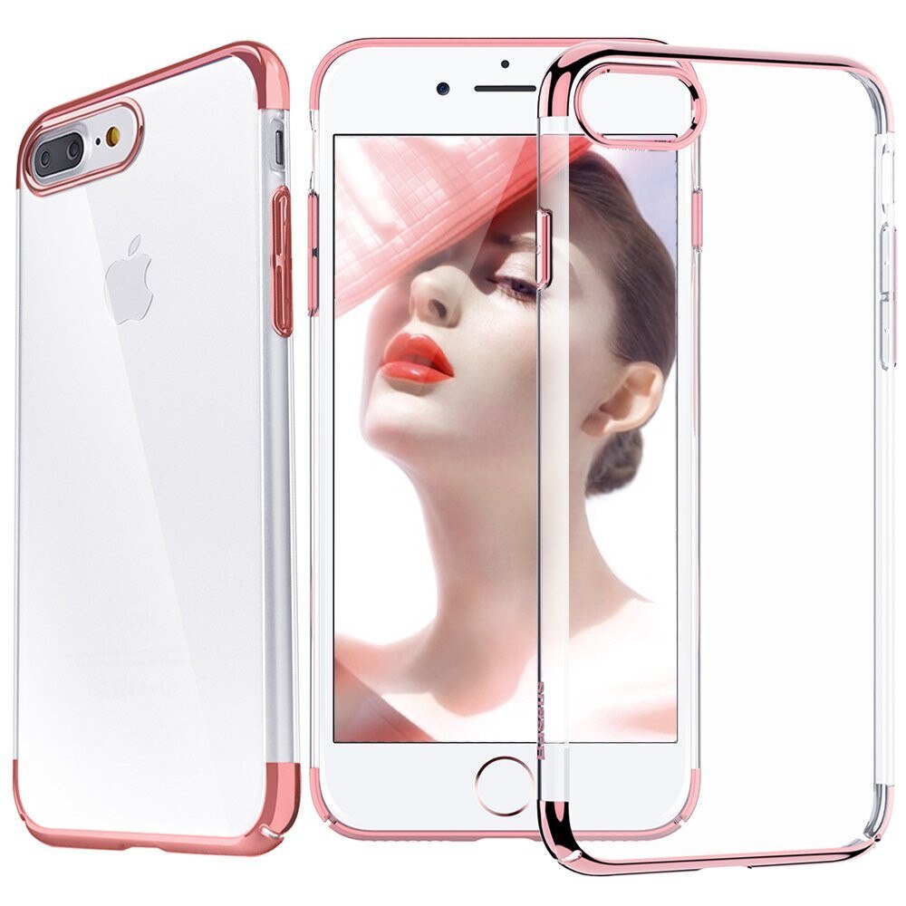 Husa telefon Iphone 8 ofera protectie Ultrasubtire - Clear Rose