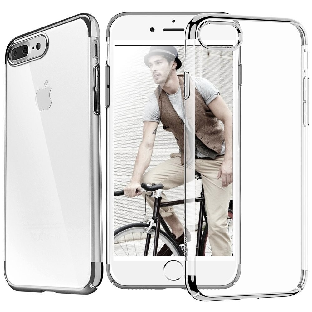 Husa telefon Iphone 8 ofera protectie Ultrasubtire - Clear Silver