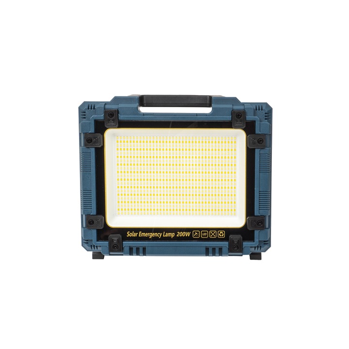 Proiector led cu incarcare solara si USB, 200W, panou incorporabil si detasabil Z-TOOLS / ZTS 8672
