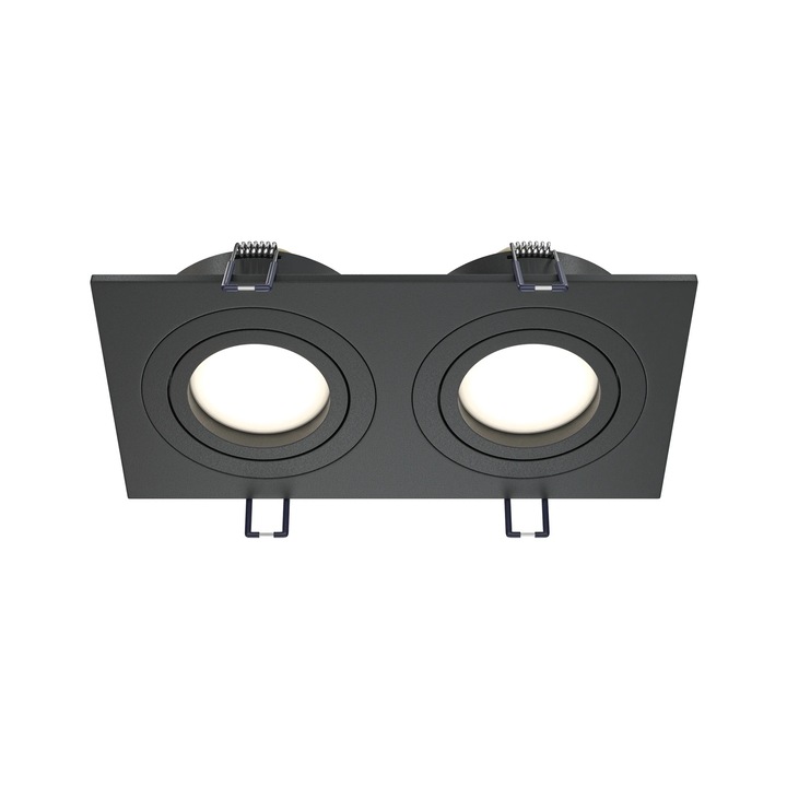 Spoturi Maytoni, 2 surse de iluminare, negru, 9.2x9.2cm