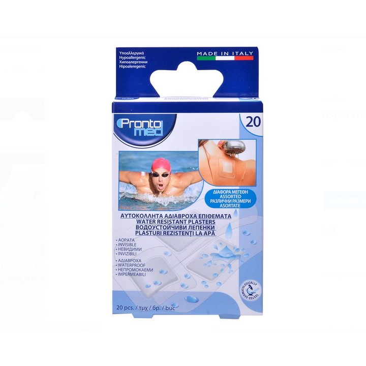 Plasturi Transparenti Rezistenti la Apa 2 Marimi