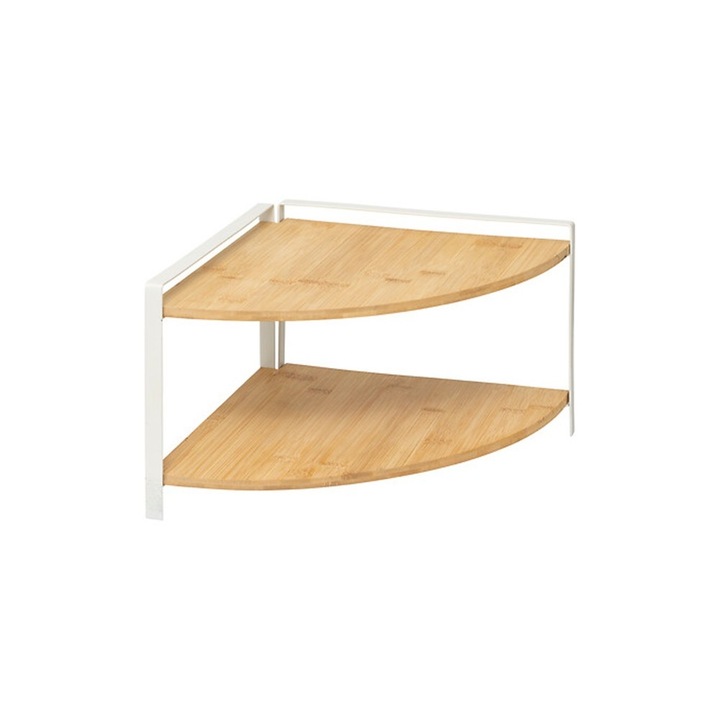 Raft de colt pentru blat de bucatarie ORDERA, 29,7 x 29,7 x 20,5 cm - bej