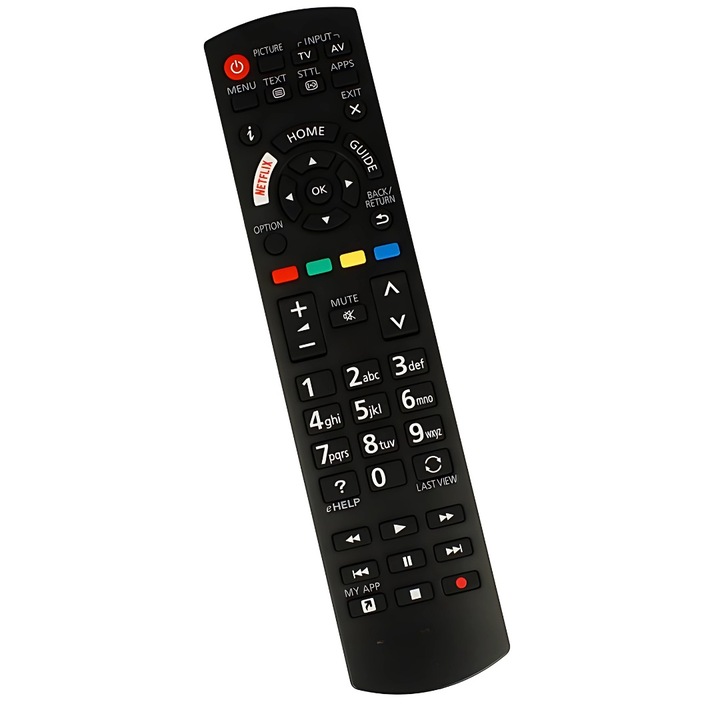 Telecomanda e-SWC® pentru TV Panasonic, echivalent cu N2QAYB001180