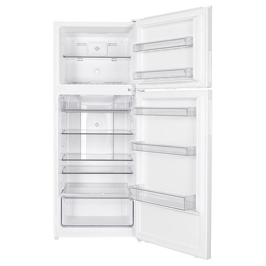 Frigider cu doua usi Davoline FSRX 415 E WH, No Frost, Inverter, H 178 cm, Aficaj LED, 415 l, Clasa E, Alb