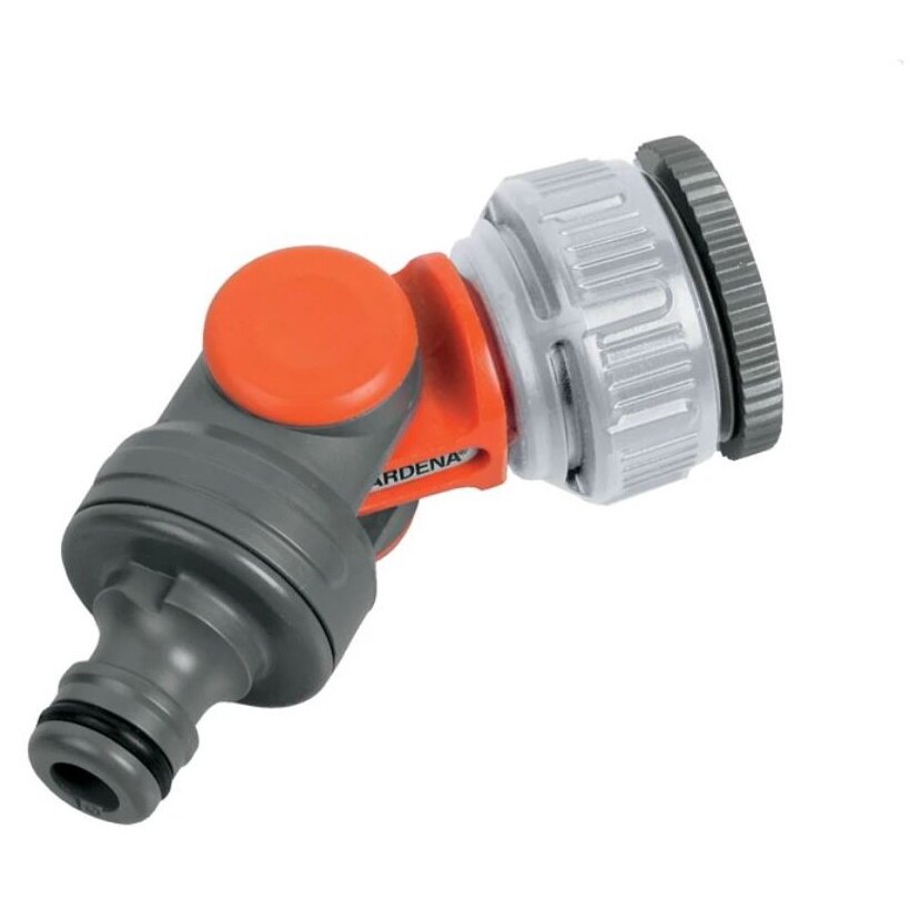 Conector furtun Gardena, unghiular, plastic, 1/2 - 1 inch - eMAG.ro