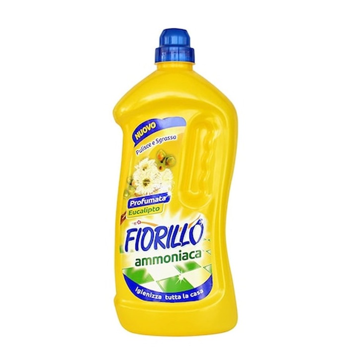 Опаковка от 2 X разтвор за подови настилки с амоняк и евкалипт Fiorillo 1,85 л