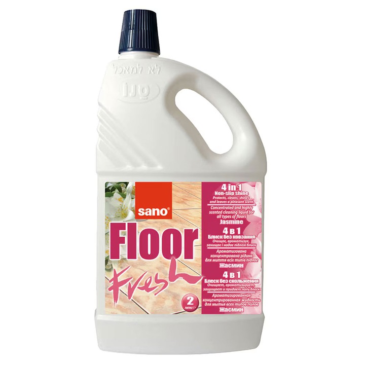 Опаковка от 2 X Sano Fresh Home Jasmine Flooring Solution 2L