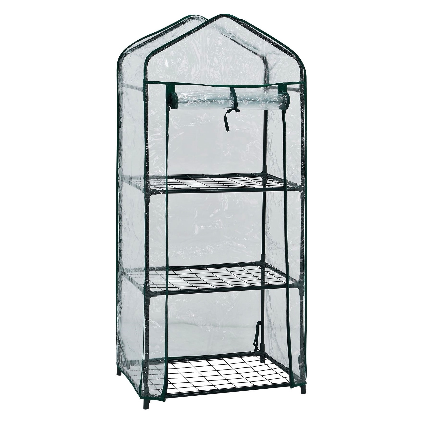 Minisera tip solar pentru rasaduri si gradina, structura metalica si ...