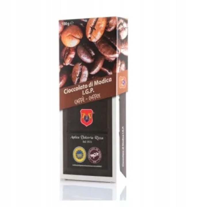 Brownie de ciocolata de la Modica IGP Rizza din 1935 60% cacao CAFEA 100g