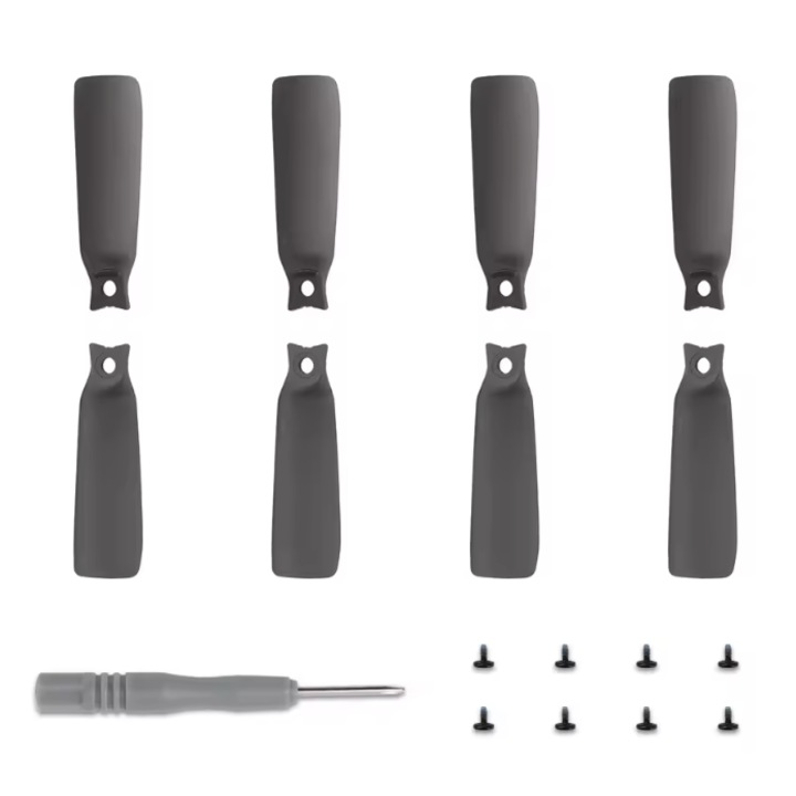 Set elice drone SunnyLife 8 bucati, 4xCW + 4xCCW, negru