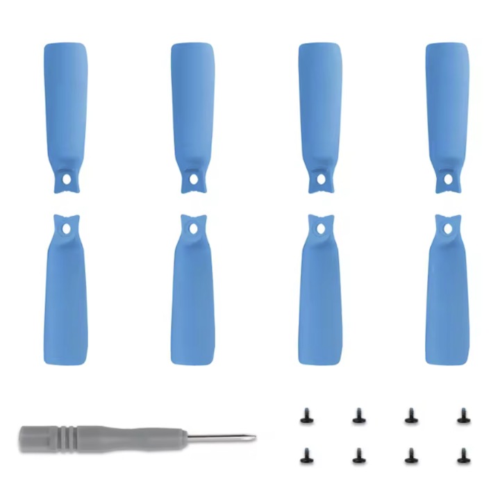 Set elice pentru drona SunnyLife DJI Flip, 8 bucati, albastru, 4xCW + 4xCCW