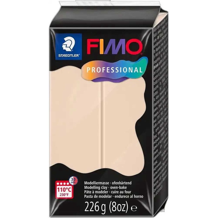 Pasta de modelaj FIMO Professional 226g Alb murdar bej