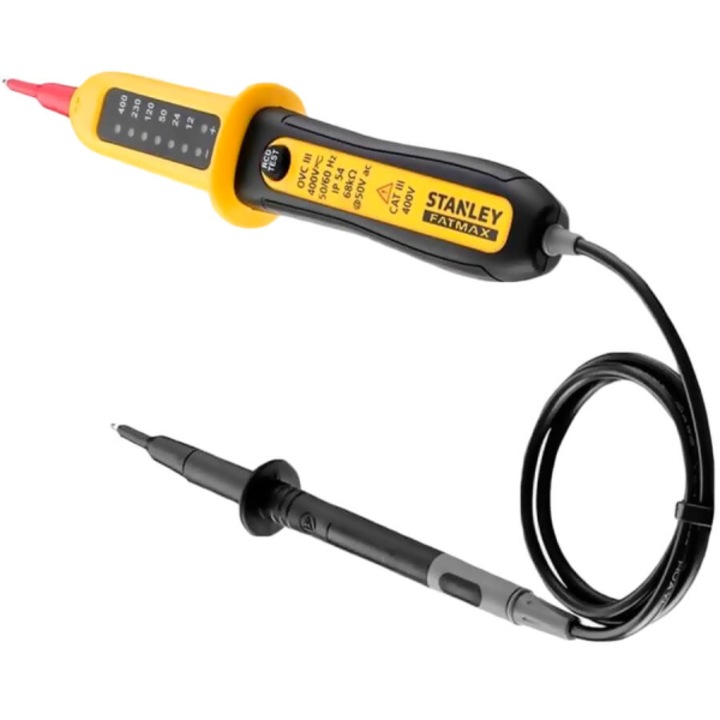 Tester STANLEY STL-FMHT82566-0, CAT III 400V, Permite verificarea cablurilor fara a le dezizola