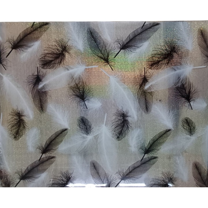 Asztalvédő, szilikonozott PVC, 1,2 mm vastag, 160 x 100 cm, átlátszó minta tollal